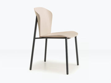FINN METAL WOOD - Steel and wood chair by SCAB DESIGN - view 2